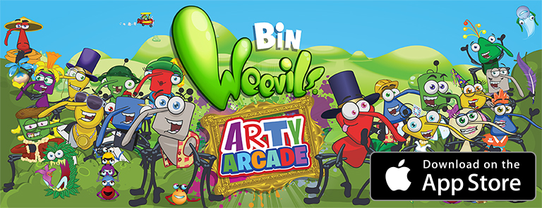 Bin Weevils Arty Arcade