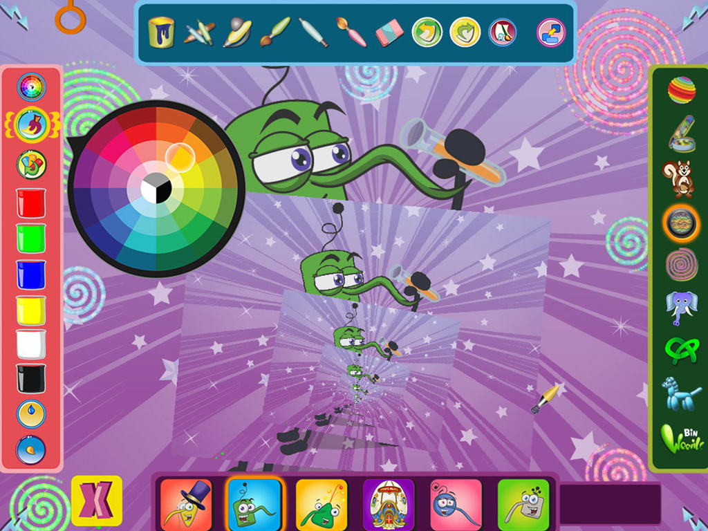 Bin Weevils Arty Arcade