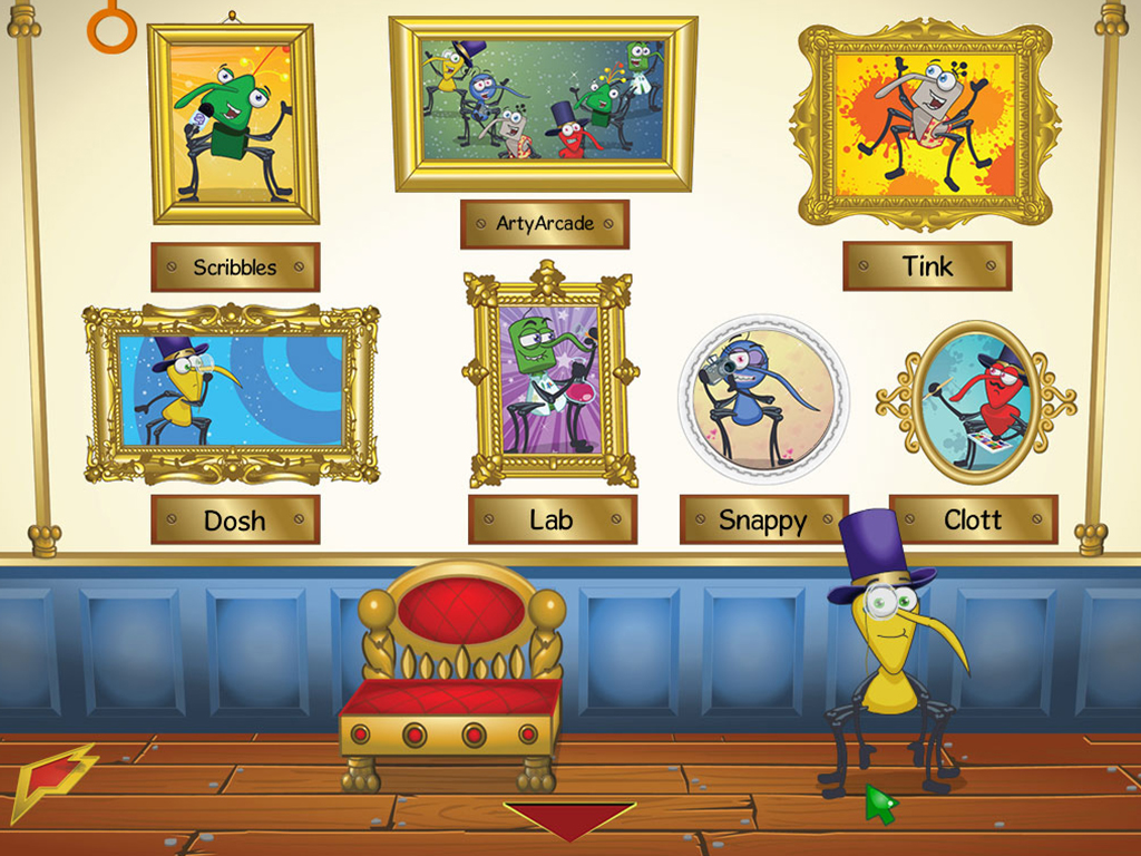 Bin Weevils Arty Arcade