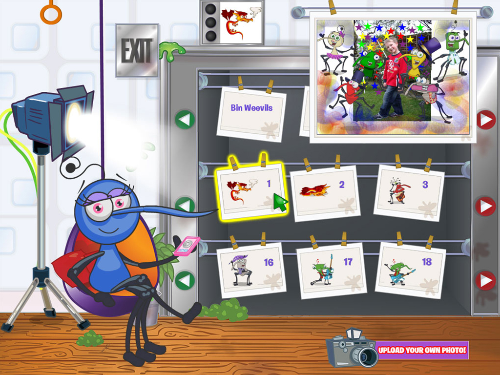 Bin Weevils Arty Arcade