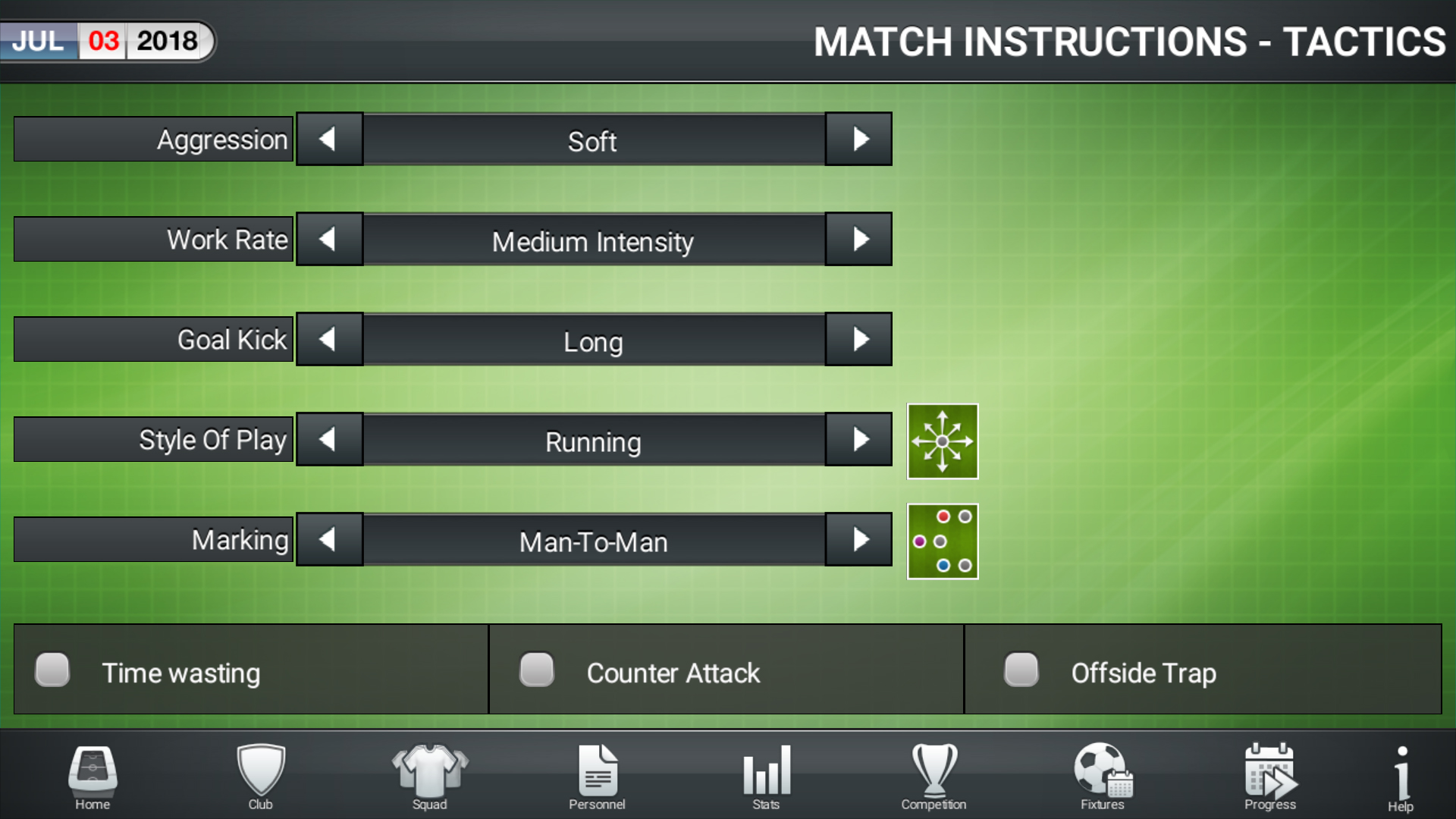 Match instructions