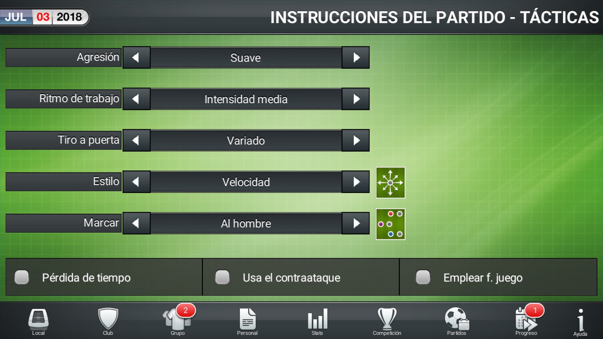 Match instructions screen shot