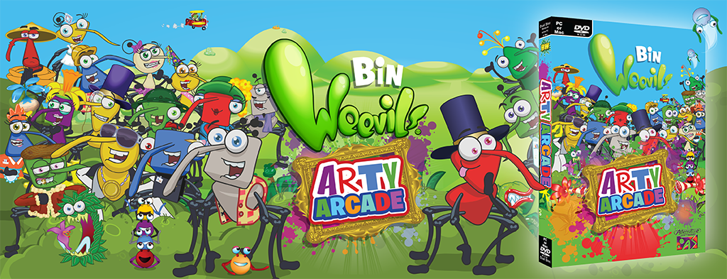 Bin Weevils Arty Arcade