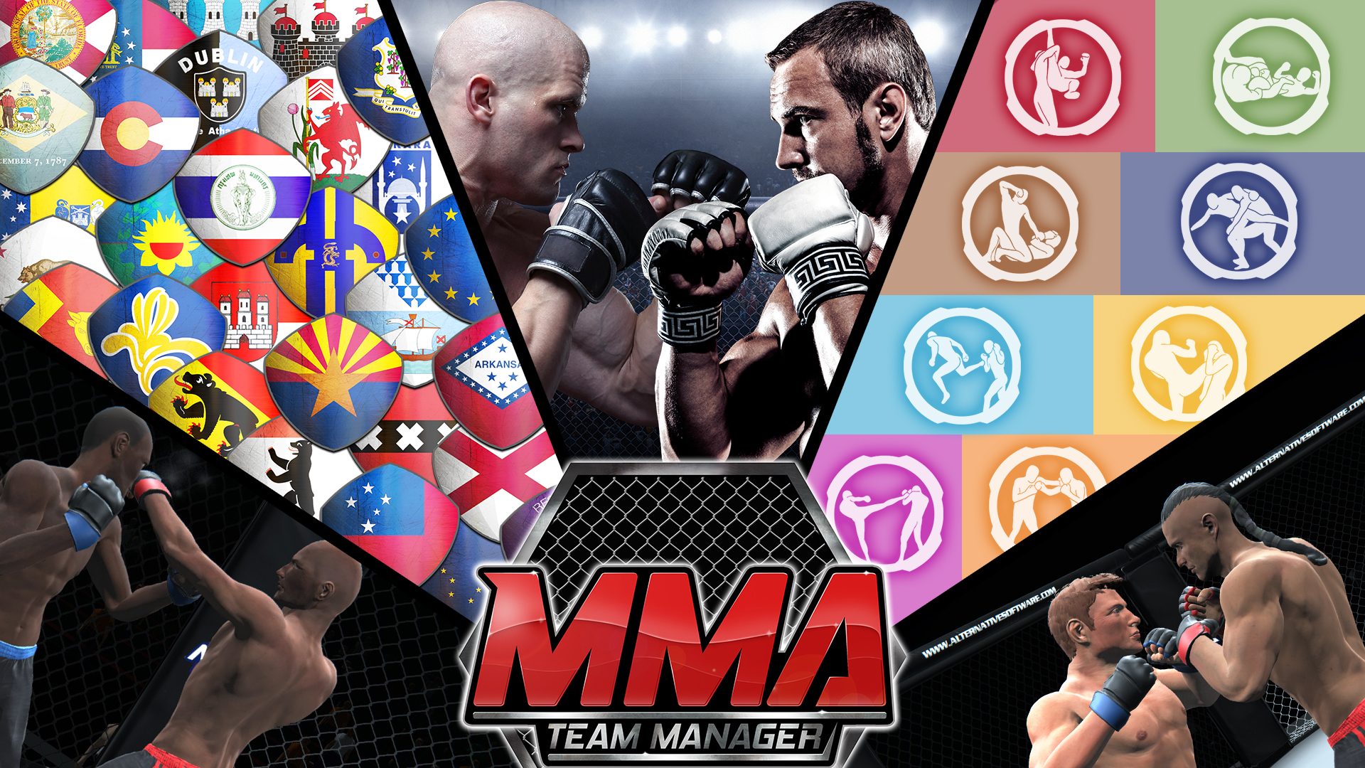 MMA Team Manager features banner