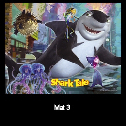 Shark Tale Mouse Mats