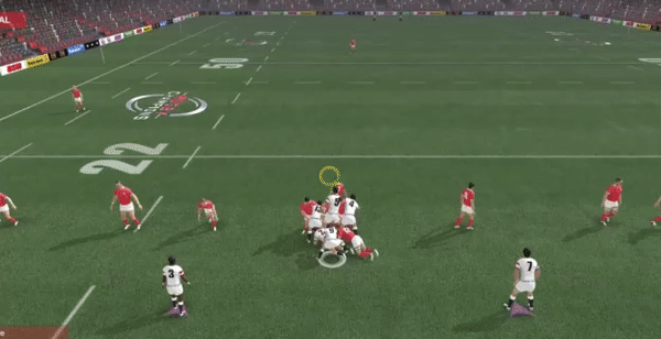 slow mo kicking in Rugby Champions